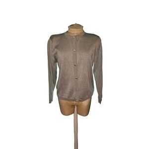 Vintage Hasting & Smith silver metalic‎ sweater small